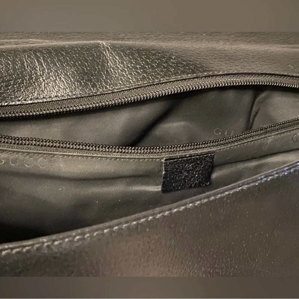 Gucci leather briefcase in great condition